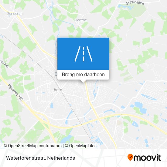 Watertorenstraat kaart