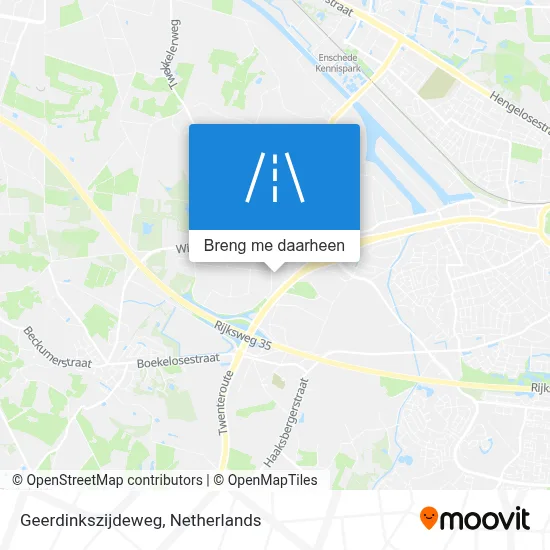 Geerdinkszijdeweg kaart
