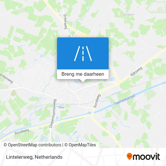 Lintelerweg kaart