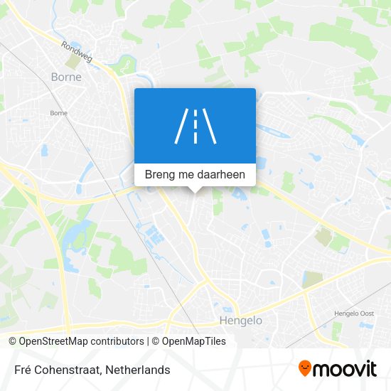 Fré Cohenstraat kaart