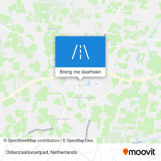 Oldenzaalsvoetpad kaart