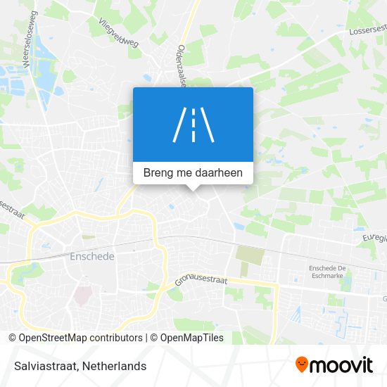 Salviastraat kaart