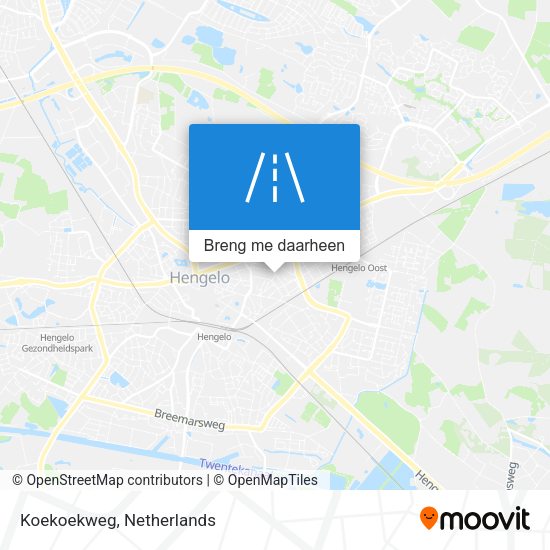 Koekoekweg kaart