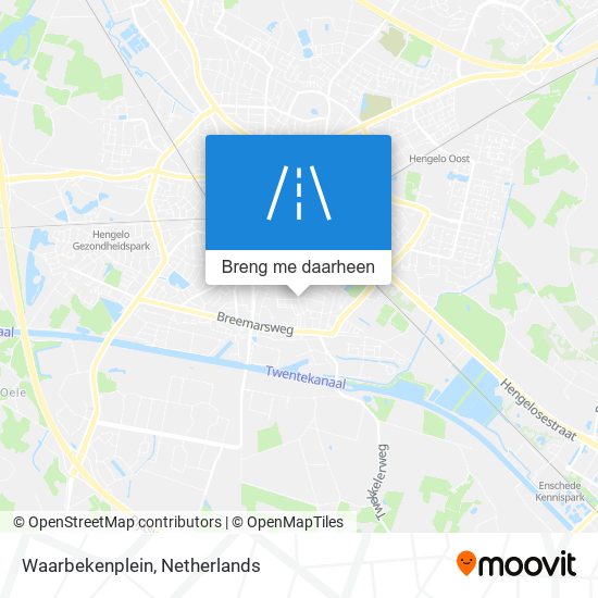 Waarbekenplein kaart