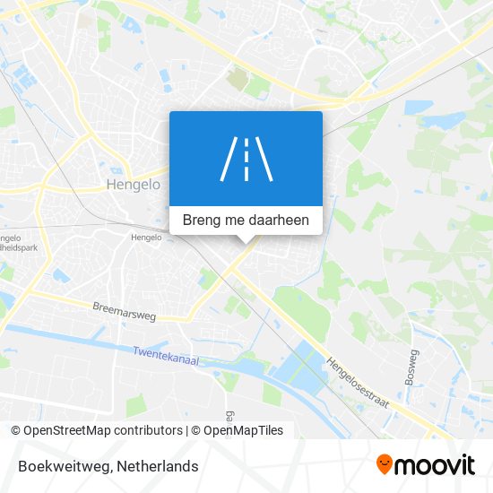 Boekweitweg kaart