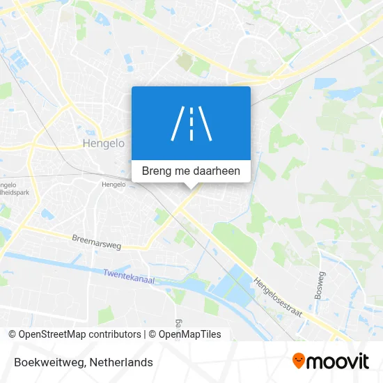 Boekweitweg kaart