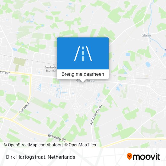 Dirk Hartogstraat kaart