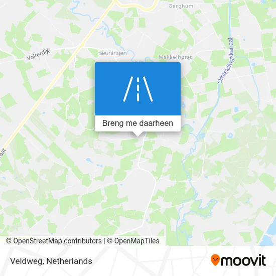 Veldweg kaart