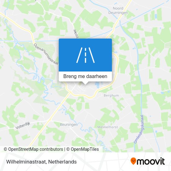 Wilhelminastraat kaart