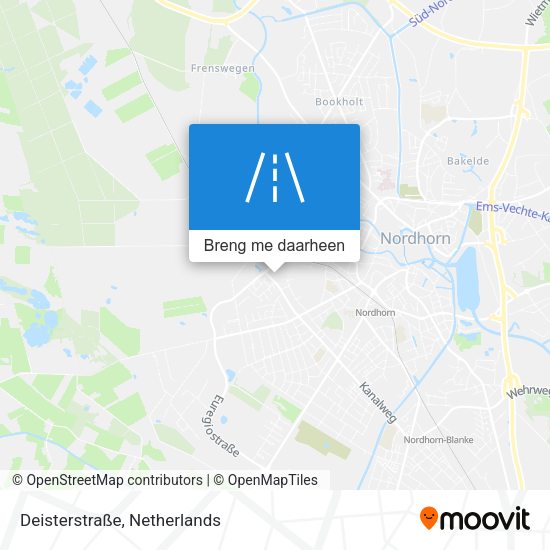 Deisterstraße kaart