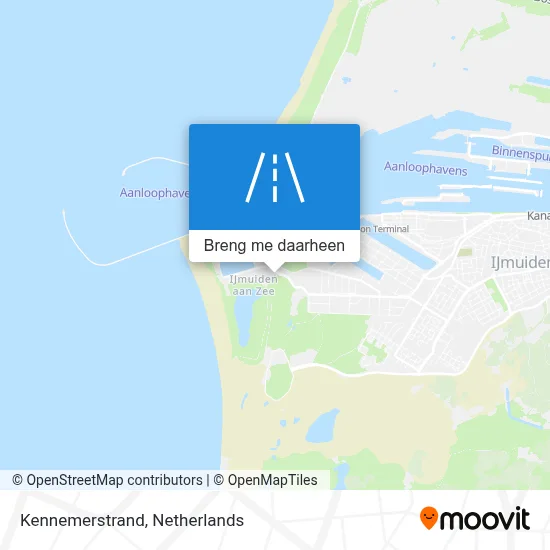 Kennemerstrand kaart
