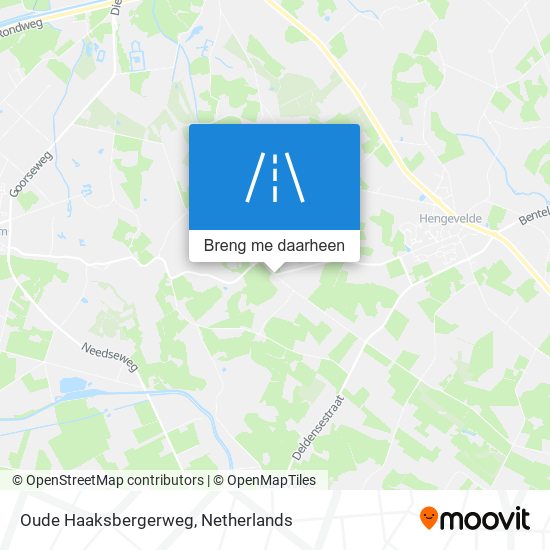Oude Haaksbergerweg kaart