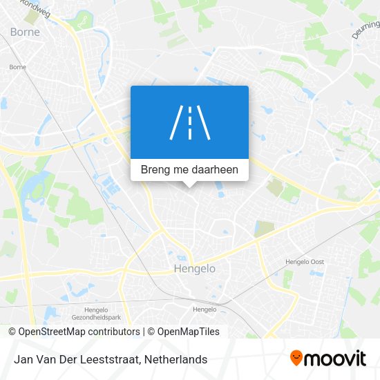 Jan Van Der Leeststraat kaart