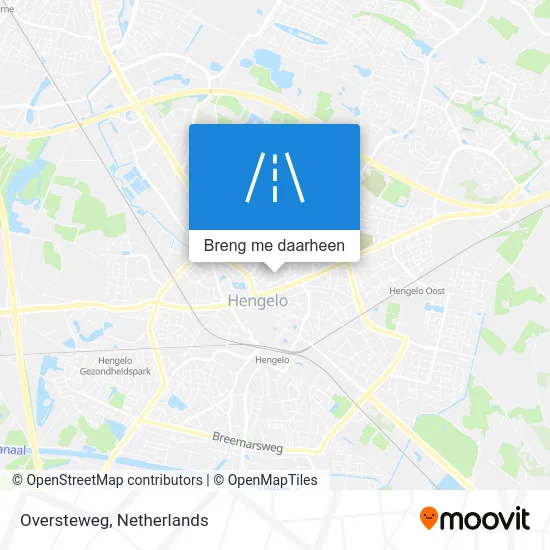 Oversteweg kaart