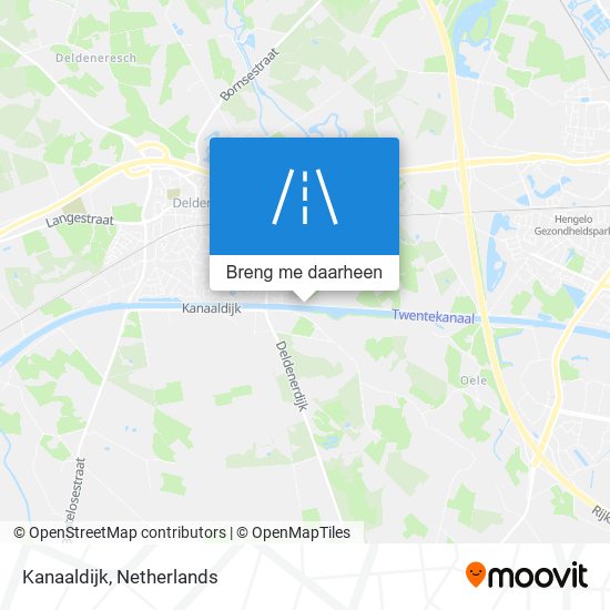 Kanaaldijk kaart