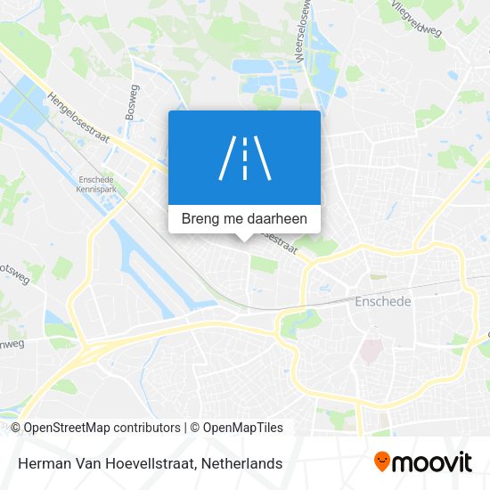 Herman Van Hoevellstraat kaart