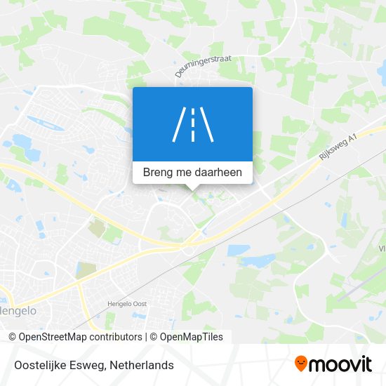 Oostelijke Esweg kaart