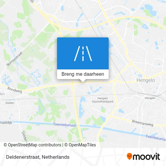 Deldenerstraat kaart