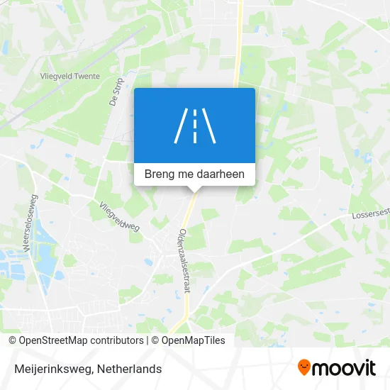 Meijerinksweg kaart