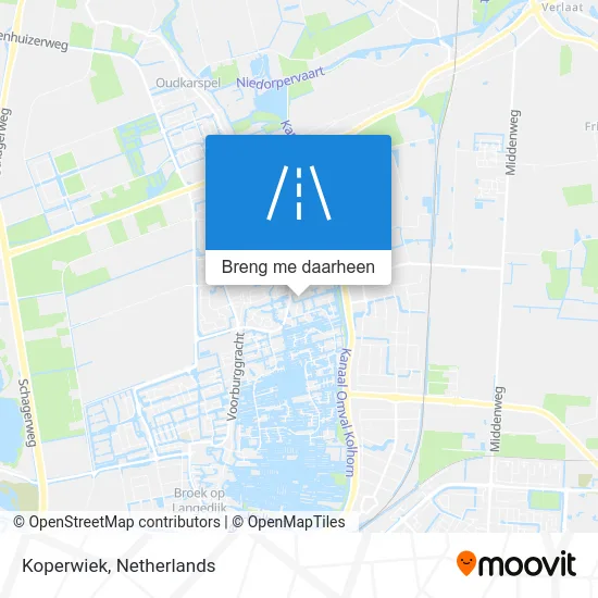 Koperwiek kaart