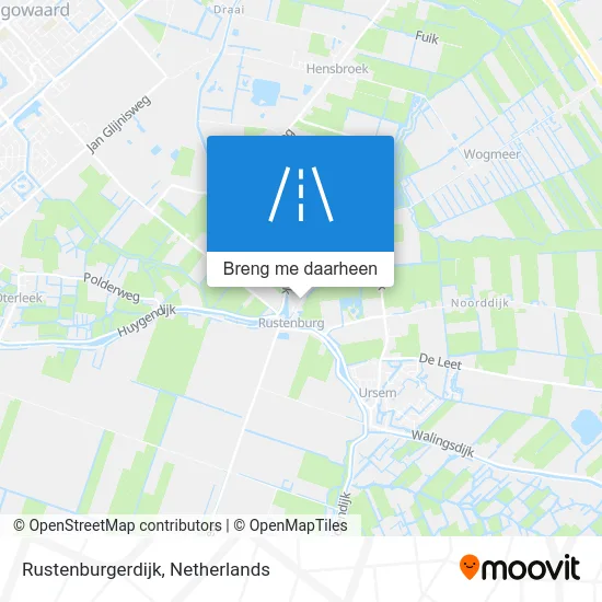 Rustenburgerdijk kaart