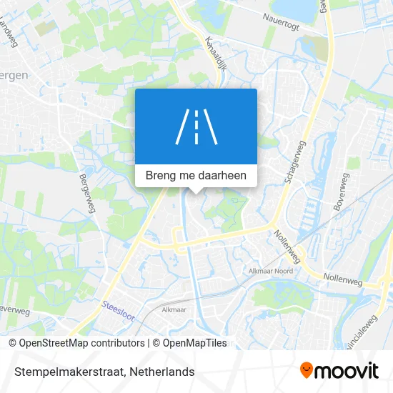 Stempelmakerstraat kaart