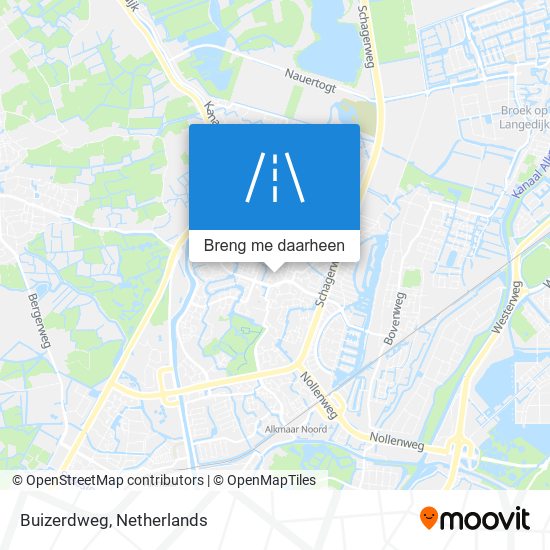 Buizerdweg kaart