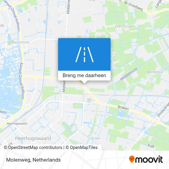Molenweg kaart