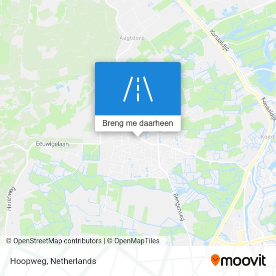 Hoopweg kaart