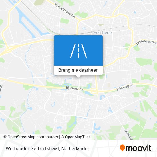 Wethouder Gerbertstraat kaart
