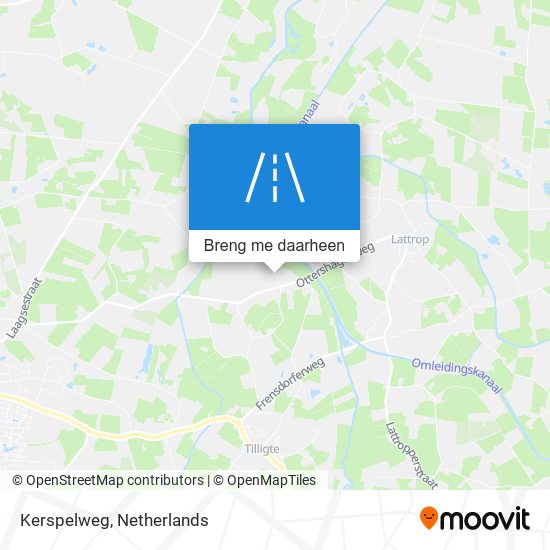 Kerspelweg kaart