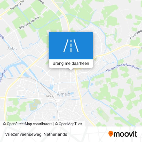 Vriezenveenseweg kaart