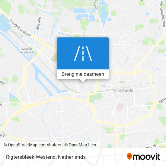 Rigtersbleek-Westend kaart