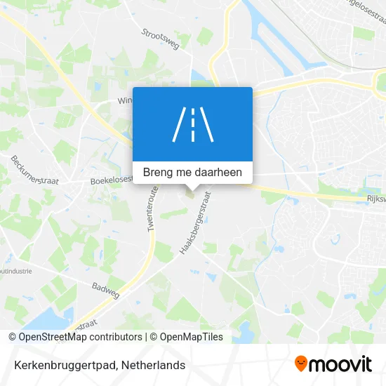Kerkenbruggertpad kaart