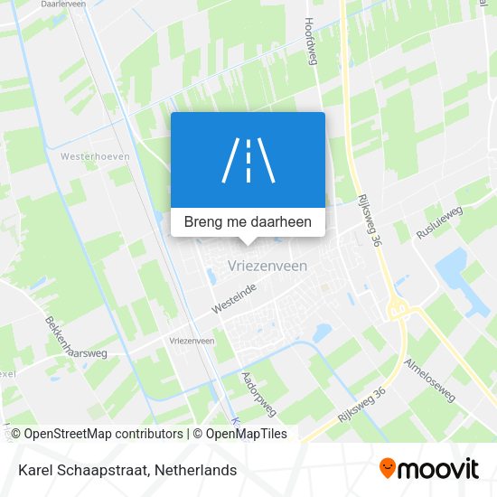 Karel Schaapstraat kaart