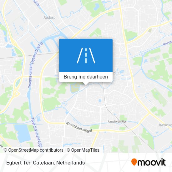 Egbert Ten Catelaan kaart
