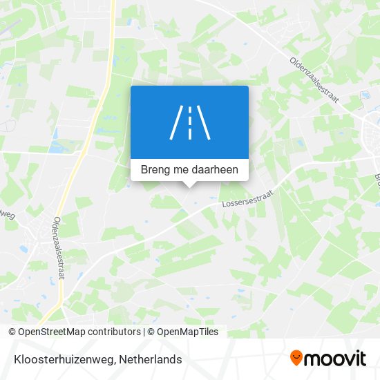 Kloosterhuizenweg kaart