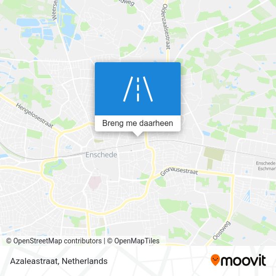 Azaleastraat kaart