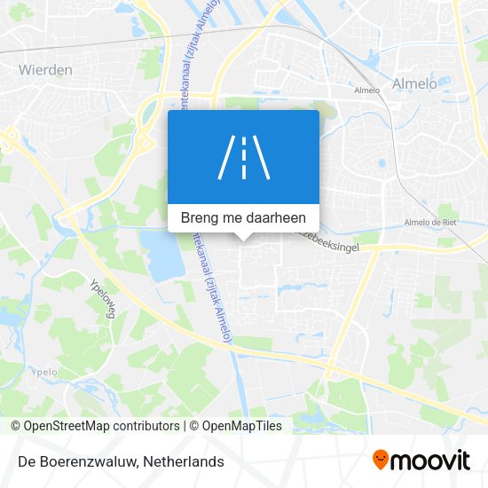 De Boerenzwaluw kaart