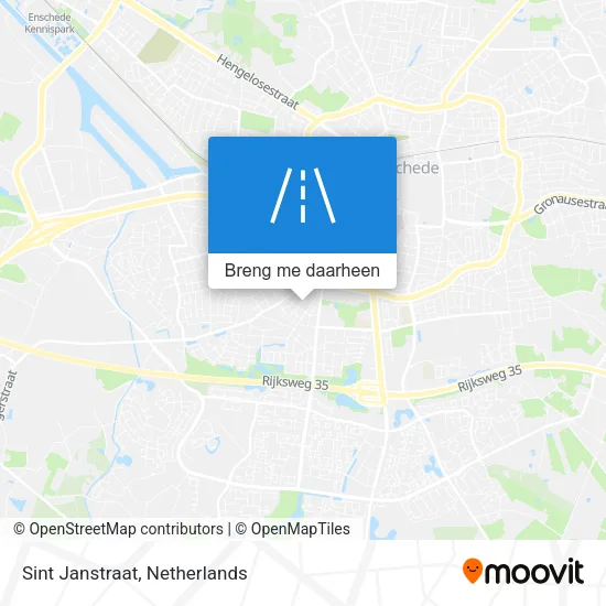 Sint Janstraat kaart