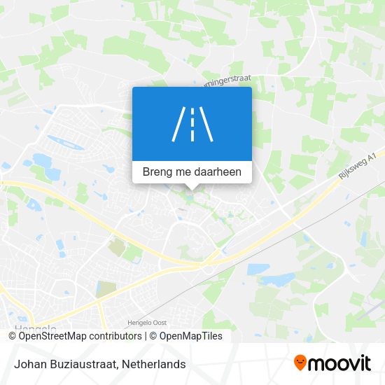 Johan Buziaustraat kaart