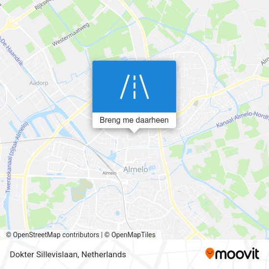 Dokter Sillevislaan kaart