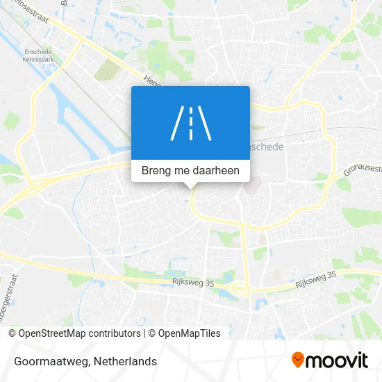 Goormaatweg kaart