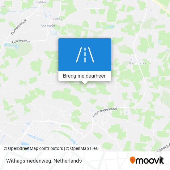 Withagsmedenweg kaart