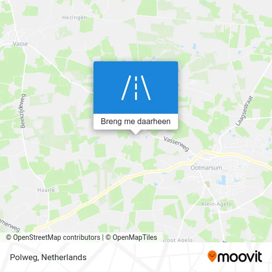 Polweg kaart