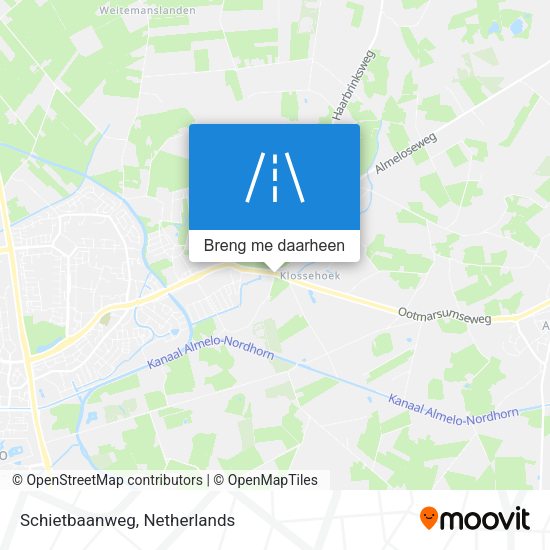 Schietbaanweg kaart