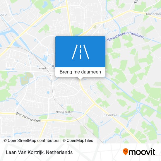 Laan Van Kortrijk kaart