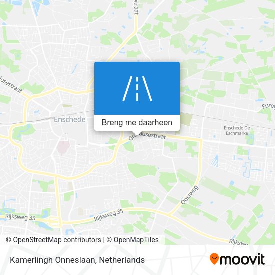 Kamerlingh Onneslaan kaart