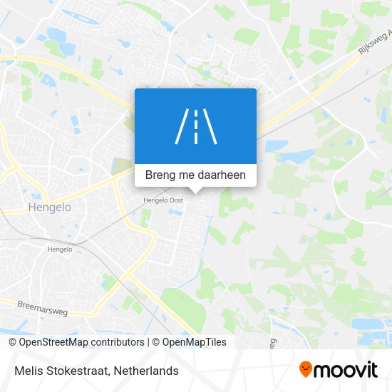 Melis Stokestraat kaart