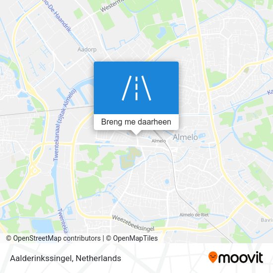 Aalderinkssingel kaart